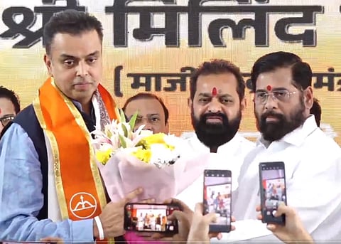 சிவசேனையில் இணைந்த மிலிந்த் தியோரா