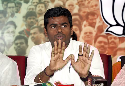 பாஜக மாநிலத் தலைவர் அண்ணாமலை (கோப்புப்படம்)