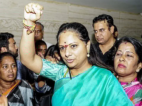 பிஆர்எஸ் எம்எல்சி கவிதாவுக்கு 7 நாள்கள் அமலாக்கத் துறை காவல்