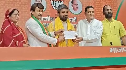 யூடியூபர் மணீஷ் காஷ்யப் பாஜகவில் இணைந்தார்