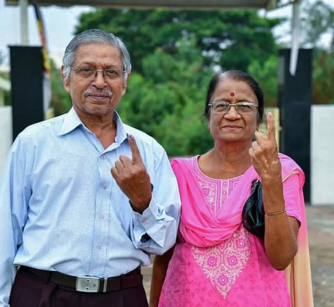 இரண்டாம் கட்டத் தேர்தல்: மாலை 5 மணி நிலவரப்படி 60.7%  வாக்குப்பதிவு