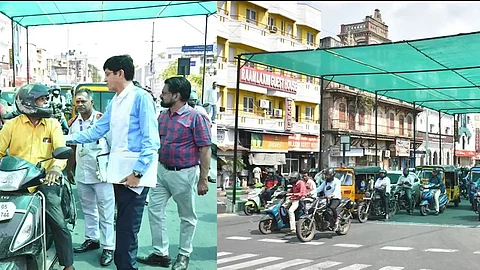 சென்னையில் பசுமைப் பந்தல் அமைப்பு!