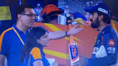 கே.எல். ராகுலை களத்தில் சாடிய லக்னௌ உரிமையாளர்