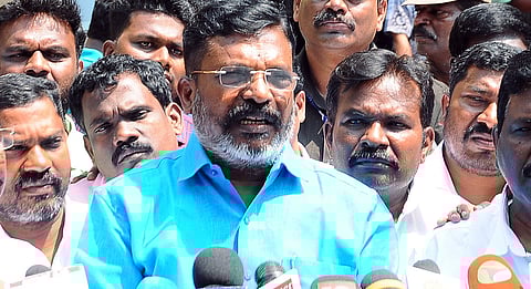 தமிழகத்தின் சட்ட ஒழுங்கை சீர்குலைக்க பாஜக முயற்சி: திருமாவளவன் குற்றச்சாட்டு!