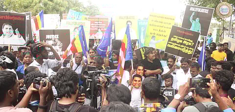 ஆம்ஸ்ட்ராங் கொலைக்கு நீதி கேட்டு இயக்குநர் பா. இரஞ்சித் தலைமையில் அமைதிப் பேரணி