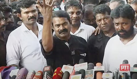 கூட்டணியில் இருந்துகொண்டு மது ஒழிப்பைப் பற்றி பேசி என்ன பயன்?: சீமான் கேள்வி