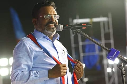 ஆட்சி அதிகாரத்தில் பங்கு: விஜய் மீது திருமாவளவன் சாடல்