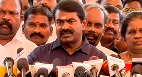 திராவிடம், தமிழ் தேசியத்தை விளக்குவாரா?: விஜயை மீண்டும் சீண்டும் சீமான்