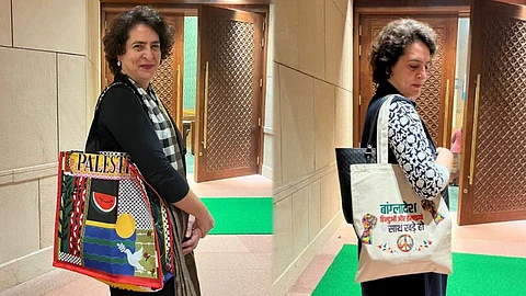 நேற்று பாலஸ்தீனம், இன்று வங்கதேசம்: நாடாளுமன்றத்தில் பிரியங்கா காந்தி!