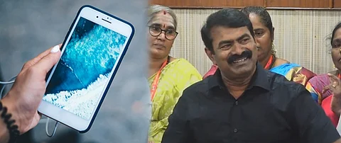 ஐஃபோனில் பேச இறைவன் முருகன் ஆசைப்பட்டாரோ என்னவோ: சீமான்