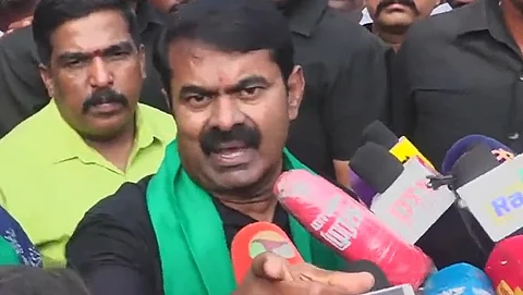 முடிந்தால் பெரியார் குறித்துப் பேசி வாக்கு கேளுங்கள்: சீமான்