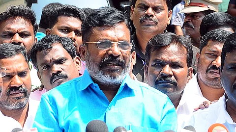 டாஸ்மாக் தொடர்புடைய பாஜக போராட்டத்துக்கு ஆதரவு: திருமாவளவன்