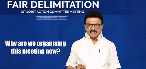 தொகுதி மறுசீரமைப்பு - இப்போது ஏன் பேசவேண்டும்?: முதல்வர் பதில்