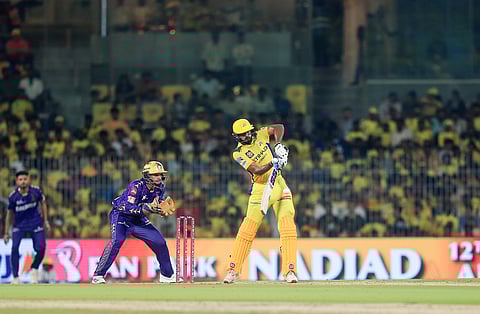 கேகேஆருக்கு எதிராக மோசமான பேட்டிங்: 103 ரன்கள் எடுத்த சிஎஸ்கே!