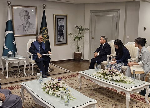 பாகிஸ்தான் வெளியுறவு அமைச்சரை சந்தித்த சீன தூதர்.