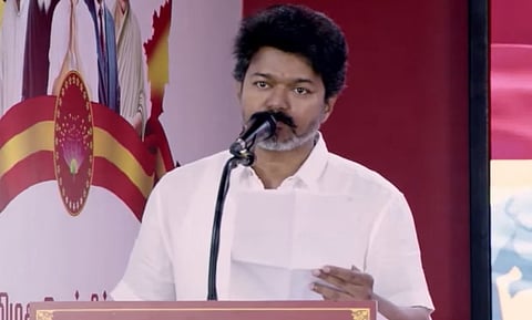 தவெக தலைமையில்தான் கூட்டணி: விஜய் திட்டவட்டம்
