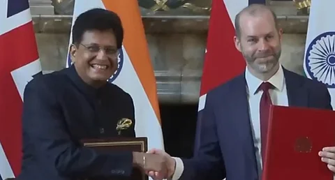 இந்தியாவுக்கும், பிரிட்டனுக்கும் இடையே வர்த்தக ஒப்பந்தம் கையெழுத்து! | FTA | Trade Agreement