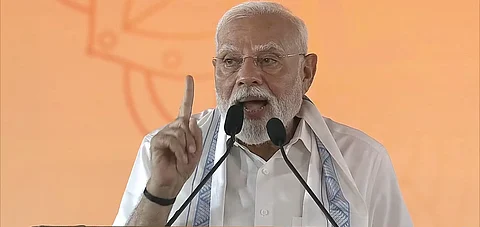 விழாவில் பேசிய பிரதமர் மோடி
