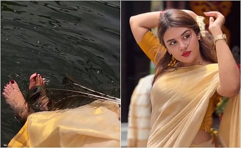 குருவாயூர் கோயிலில் ரீல்ஸ் எடுத்த பிக்பாஸ் பிரபலம்: பரிகார பூஜைக்கு முடிவு! | Guruvayur Temple
