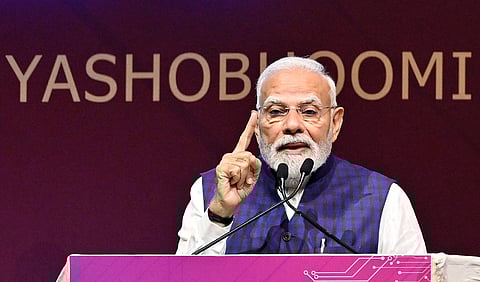 உலகளாவிய தொழில்நுட்ப எதிர்காலத்தில் இந்தியா முக்கிய பங்காற்றும் - பிரதமர் மோடி உறுதி | PM Modi |
