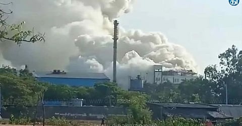 கடலூர் சிப்காட்டில் ரசாயன புகை கசிவு: 50-க்கும் மேற்பட்டோர் பாதிப்பு | Chemical gas leak |