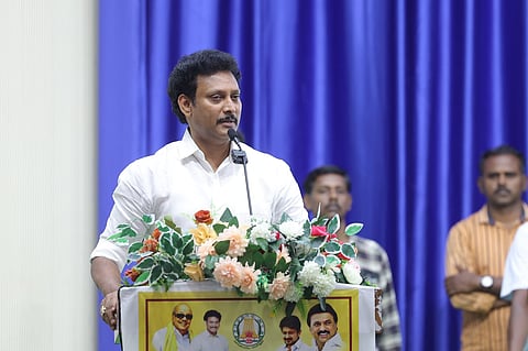 திருச்சியின் வளர்ச்சித் திட்டங்களை விஜய் பார்க்கவில்லை: அமைச்சர் அன்பில் மகேஸ் பதில் | TVK Vijay | Anbil Mahesh |