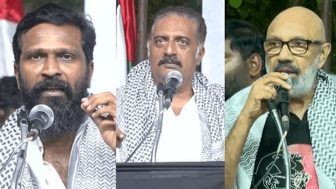 காஸா மீதான தாக்குதலுக்குக் கண்டனம்: பெரியாரிய உணர்வாளர்கள் பேரணி | Gaza |