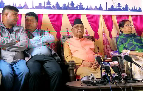 வன்முறைக்குப் பின் பொது நிகழ்வில் கே.பி. சர்மா ஒலி: ஜென் சி அரசாங்கம் மீது சாடல்| KP Sharma Oli |