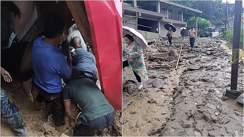 டார்ஜிலிங்கில் நிலச்சரிவு: 9 பேர் உயிரிழப்பு! | Darjeeling | Landslide |