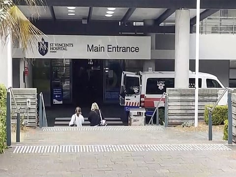 Shreyas Iyer undergoing treatment at St Vincent's Hospital for spleen injury