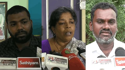 தவெக தலைவர் விஜயைச் சந்தித்த பாதிக்கப்பட்ட குடும்பத்தினர்