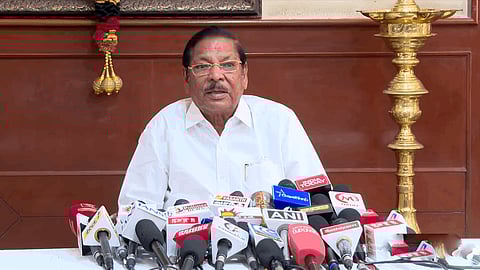 சென்னையில் திமுக அமைப்புச் செயலாளர் ஆர்.எஸ். பாரதி செய்தியாளர் சந்திப்பு