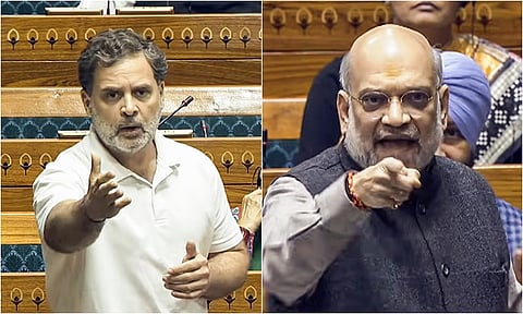 "When I asked him, he did not answer directly," Rahul Gandhi takes on Amit Shah for his speech on election reform