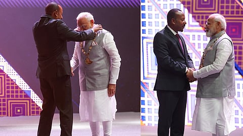 எத்தியோப்பியாவின் உயரிய விருதைப் பெற்ற பிரதமர் மோடி