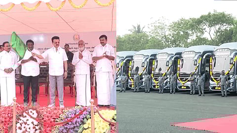 20 நவீன சொகுசுப் பேருந்துகள்: தொடங்கி வைத்தார் முதலமைச்சர்