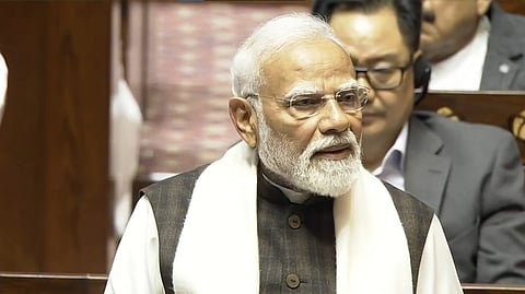 மாநிலங்களவையில் பிரதமர் மோடி உரை