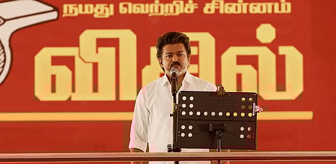 வேலூரில் தவெக தலைவர் விஜய் பேச்சு