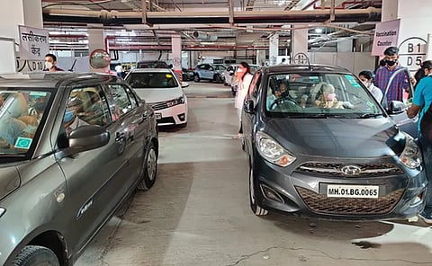 BMC launched an app-based valet parking service in Dadar market in Mumbai