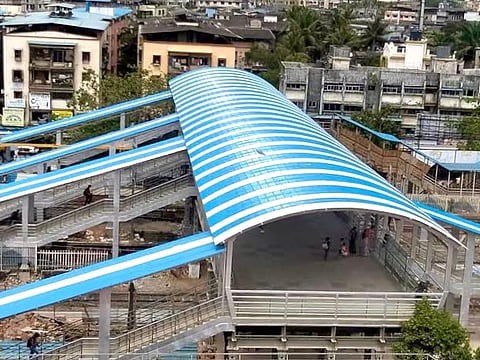 Knocksense Shorts | WR constructed the first stainless steel Foot over Bridge in Mumbai's suburban