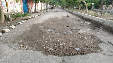 In pics | Shifting focus to potholes & roads in Lucknow ahead of the rainy season