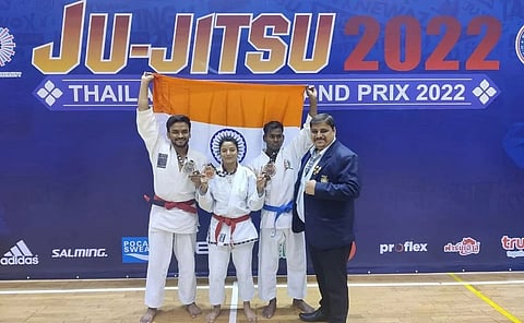 Knocksense Shorts | Rohini Kalam from Dewas, MP won a bronze medal at Jiu-Jitsu Grand Prix 2022