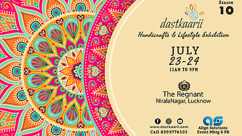 Hola art enthusiasts! Dastkaarii is back in Lucknow with its artsy vibe & hand-crafted products