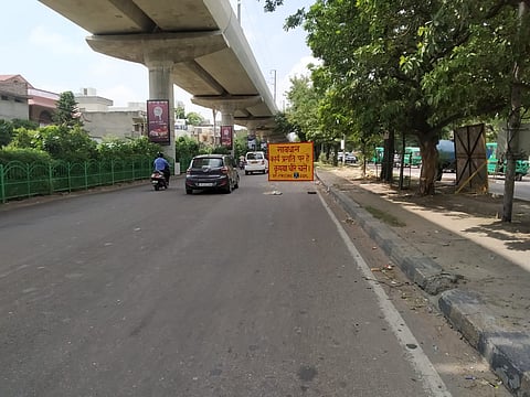 मुंशीपुलिया चौराहे से पॉलिटेक्निक चौराहे वाला मार्ग