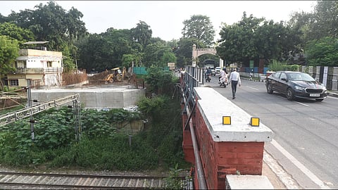 Northern Railways start construction of new four-lane railway over bridge near Somnath Dwar