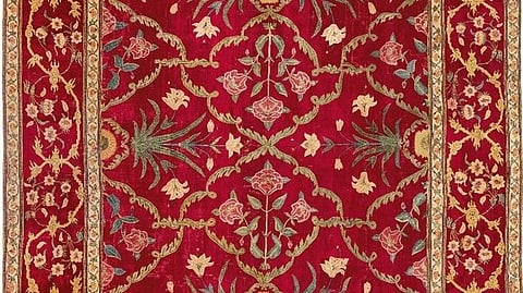 Everything you need to know about the soon-to-be-auctioned Mughal Pashmina carpet from India
