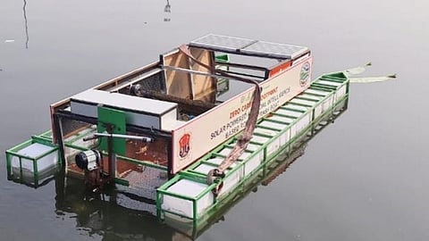 CIPSC develops AI-enabled trash boat to clean Gomti in Lucknow; trials underway