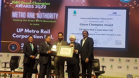 UPMRC bags Green Champion Award for sustainable construction measures