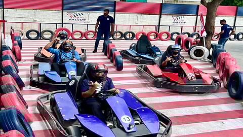 Jaipur’s famous go-karting arena, The Pink Falcon goes electric