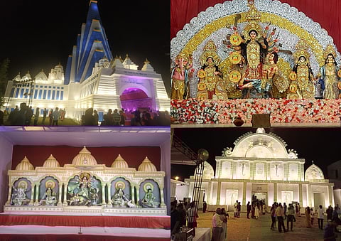 लखनऊ दुर्गा पूजा पंडाल