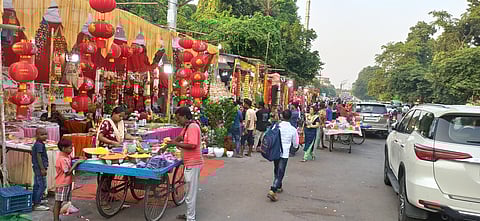 Markets in Lucknow adorn a festive vibe with colourful decor and quirky items!
